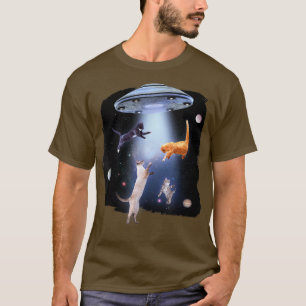 T-shirt Amoureux de les chats de science-fiction Space Shi