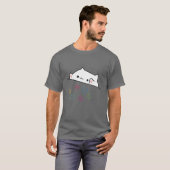 T-shirt Amoureux de les chats Gift Cat Throwing Dice (Devant entier)