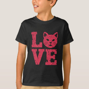 T-shirt Amoureux de les chats : Purr-fparfaitement Bold, E