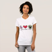 T-shirt Amoureux de les chiens carlins (Devant entier)