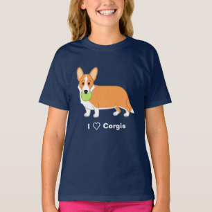 T-shirt Amoureux de les chiens de Corgi gallois Cardigan r
