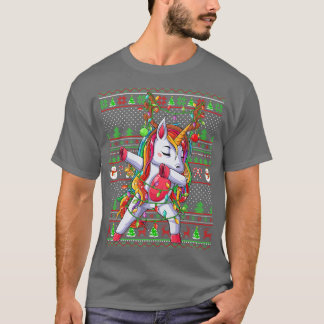 T-shirt Amoureux de licorne, tenue de Noël assortie pour f