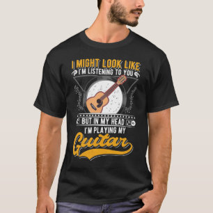 T-shirt Amoureux de musique drôle guitariste Acoustique g