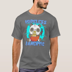 T-shirt Amoureux De Nouilles Ramentiques Sans Espoir Pour 