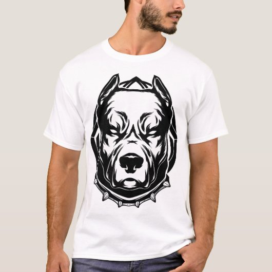 T-shirt Amoureux de Pit Bull (Devant)