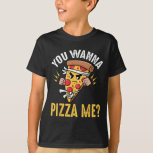 T-shirt Amoureux de Pizza - Tu Veux une Part de Moi Ninja