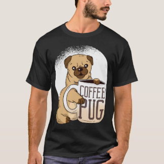 T-shirt Amoureux de Pug Café Mignon