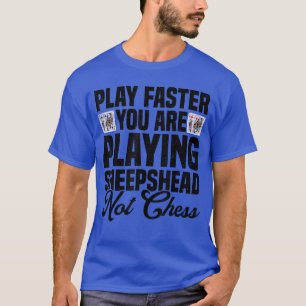 T-shirt Amoureux de Sheepshead Jeu de cartes Sheepshead b