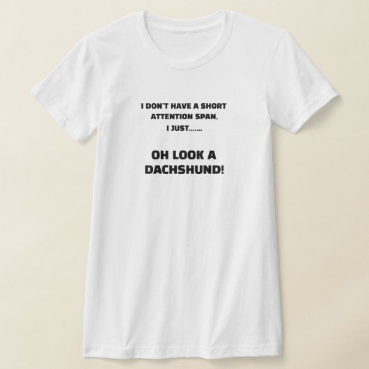 T-shirt Amoureux de teckel (Poser)