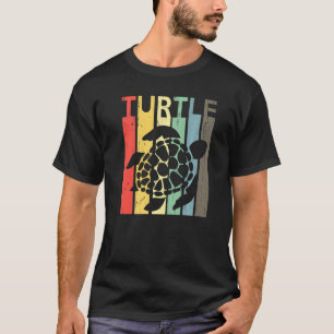 T-shirt Amoureux de tortue de mer Vintage rétro Sauter une