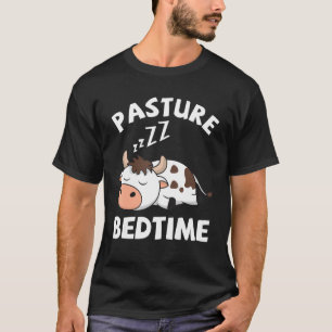 T-shirt Amoureux De Vaches De Prairie Au Coucher Drôles Ag