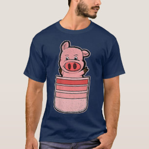 T-shirt Amoureux des animaux de la ferme de porcelet Fermi
