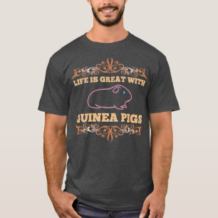 T-shirt Amoureux des animaux Guinée Guinée Pig Propriétai