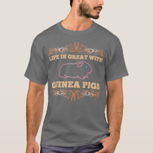 T-shirt Amoureux des animaux Guinée Guinée Pig Propriétai