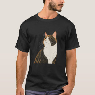 T-shirt Amoureux des chatons Propriétaire d'animal Silhoue