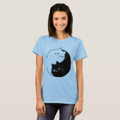T-shirt Amoureux des chats (Devant entier)