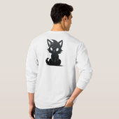 T-shirt Amoureux des chats (Dos entier)