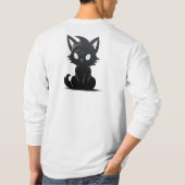 T-shirt Amoureux des chats (Dos)