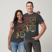 T-shirt Amoureux des chats ami de routine (Unisexe)