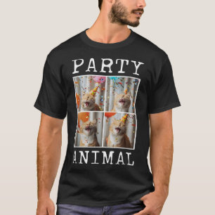 T-shirt Amoureux des chats Animal Thème Happy Chat Anniver