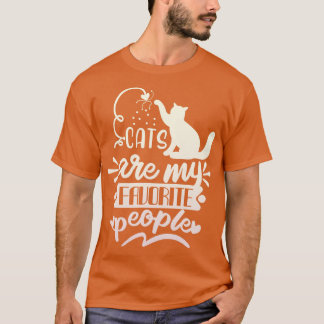 T-shirt Amoureux des chats-cadeau de chats dire amusant an
