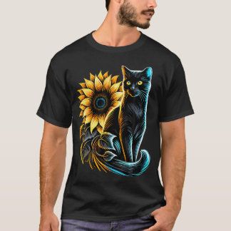 T-shirt Amoureux des chats Chat