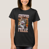 T-shirt Amoureux des chats Chat Maman Chat Mama Chat Mat M (Devant)