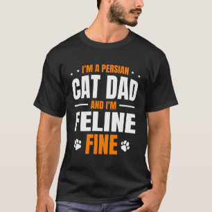 T-shirt Amoureux des chats de chats perse propriétaire de