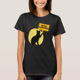 T-shirt Amoureux des chats drôle ne jamais céder Loyal Pet