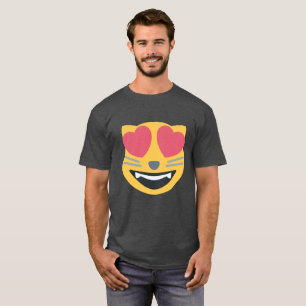 T-shirt Amoureux des chats Emoji