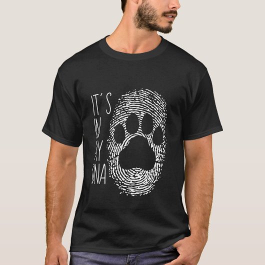 T-shirt Amoureux des Chats Empreinte de Chat (Devant)