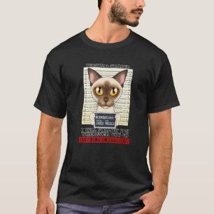 T-shirt Amoureux des chats I Personal Stalker I Burmese Ca