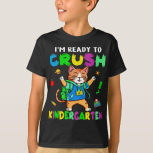 T-shirt Amoureux des chats Je suis prêt à écraser la mater