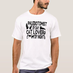T-shirt Amoureux des chats phlébotomiste