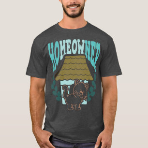 T-shirt Amoureux des chats propriétaire