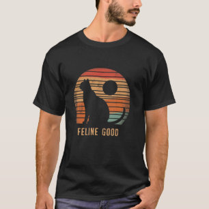 T-shirt Amoureux des chats Retro Funny les années 50 60 le