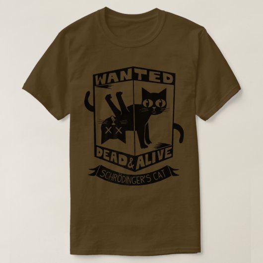 T-shirt Amoureux des chats schrodingers chat drôle (Design devant)