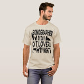 T-shirt Amoureux des chats Sonographe (Devant entier)
