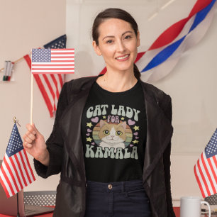 T-shirt Amoureux des chats soutient avec enthousiasme Kama