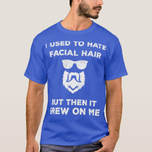 T-shirt Amoureux des cheveux faciaux drôle Père avec une b