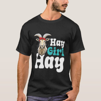 T-shirt Amoureux des chèvres FILLE DE FOIN Chèvre drôle de