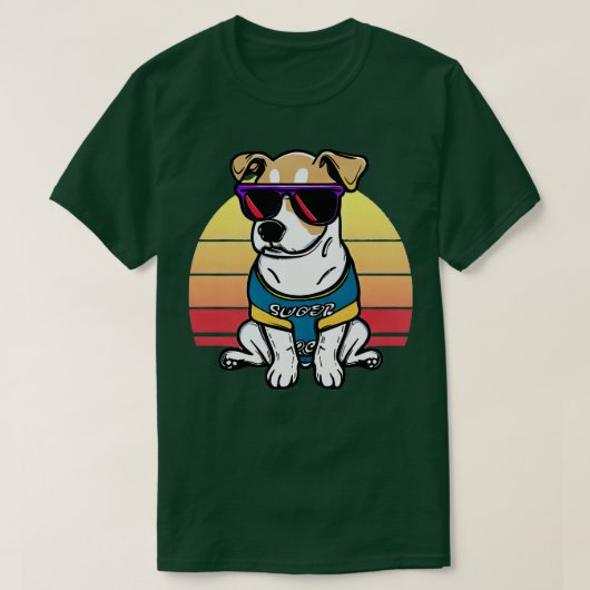 T-shirt Amoureux des chiens (Design devant)
