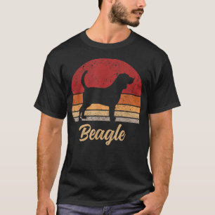 T-shirt Amoureux des chiens Beagle vintage Hommes Femmes G