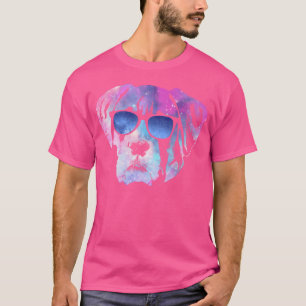 T-shirt Amoureux des chiens coloré de la boîte spatiale