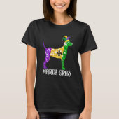 T-shirt Amoureux des chiens dalmate mignon Mardi Gras Part (Devant)