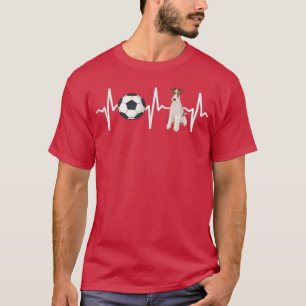 T-shirt Amoureux des chiens de battement de coeur de Socce