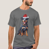 T-shirt Amoureux des chiens de Beauceron Funny Noël T-shir (Devant)