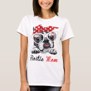T-shirt Amoureux des chiens de Boston Terrier Bostie