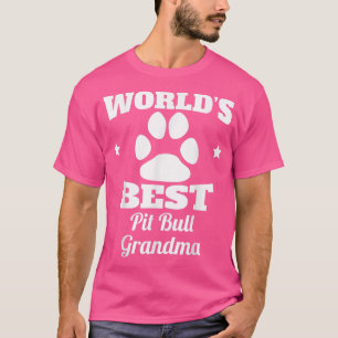 T-Shirt Amoureux des chiens de grand-mère Pit Bull