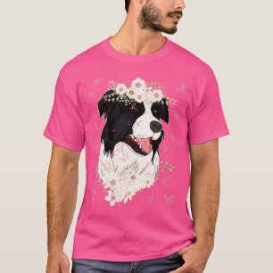 T-shirt Amoureux des chiens de race de chien frontière de